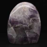 Polished amethyst stone