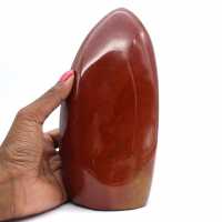 Natural red jasper for collection