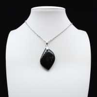 Black tourmaline pendant