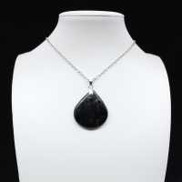 Black tourmaline pendant