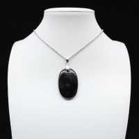 Black tourmaline pendant