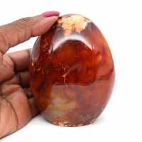 Natural carnelian rock