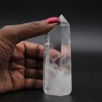 Quartz prism rock crystal