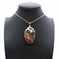 Orbicular Jasper Pendant