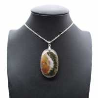 Orbicular Jasper Pendant