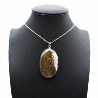 Orbicular Jasper Pendant