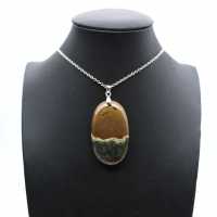 Orbicular Jasper Pendant