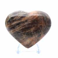 Black Moonstone Heart