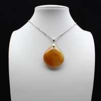 Carnelian drop pendant