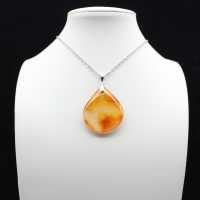 Carnelian drop pendant