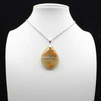 Carnelian drop pendant