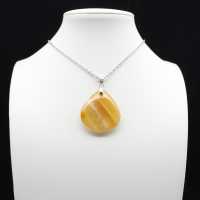 Carnelian drop pendant