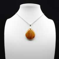 Carnelian drop pendant