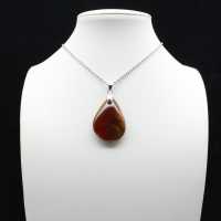 Carnelian drop pendant