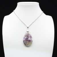 Lepidolite Drop Pendant