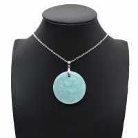 Round Amazonite Pendant