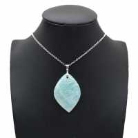 Amazonite Flame Pendant