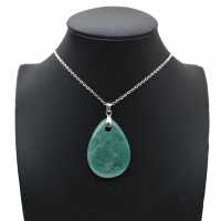 Amazonite Teardrop Pendant