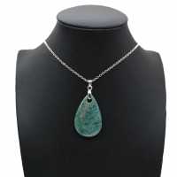 Amazonite Teardrop Pendant