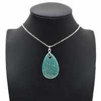 Amazonite teardrop pendant