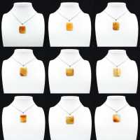 Square carnelian pendant Square carnelian pendant