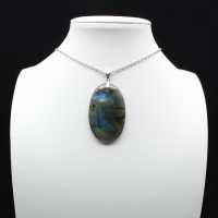 Labradorite Oval Pendant