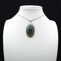 Labradorite Oval Pendant