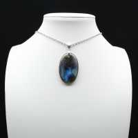 Labradorite Oval Pendant