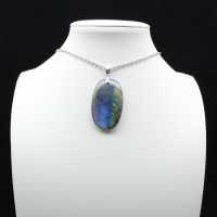 Labradorite Oval Pendant