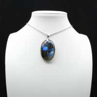 Labradorite Oval Pendant