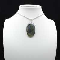 Labradorite Oval Pendant