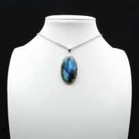 Labradorite Oval Pendant