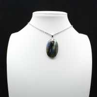 Labradorite Oval Pendant