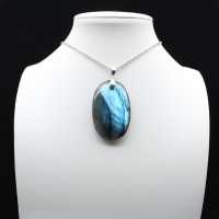 Labradorite Oval Pendant