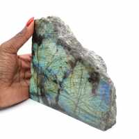 Ornamental Labradorite, One-Sided Polished