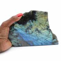 Labradorite, One-Sided Polished from Madagascar