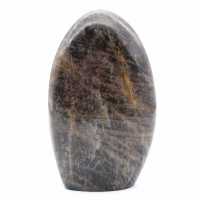 Polished Black Microcline Stone