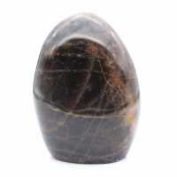 Polished Black Microcline Rock