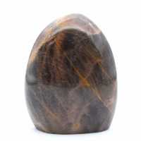 Polished Black Microcline Stone