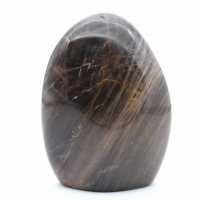 Polished Black Moonstone Rock