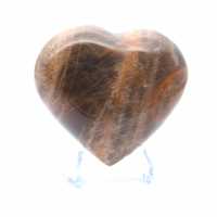 Black Moonstone Heart