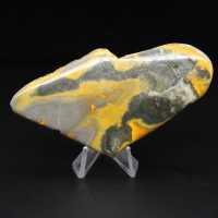 Polished Jasper Bumblebee Micro Coin