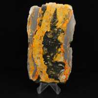 Bumblebee Jasper: High-quality polished plaque