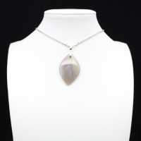 Banded agate pendant