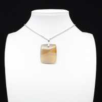 Banded agate pendant