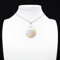Banded agate pendant