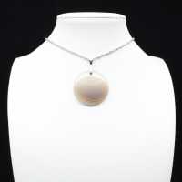 Banded agate pendant