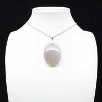 Banded agate pendant