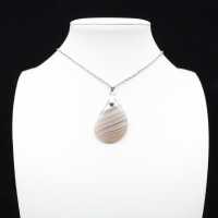 Banded agate pendant