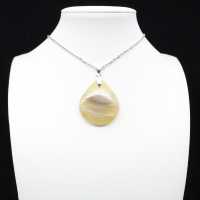 Banded agate pendant